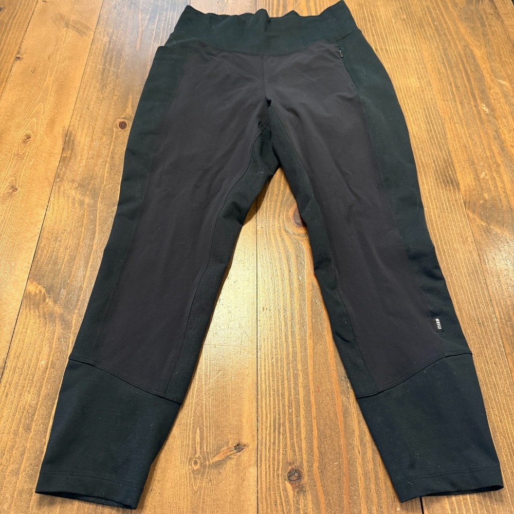 REI Co-op Trailmade Tights Women M Black High Rise Stretch Pocket Activewear